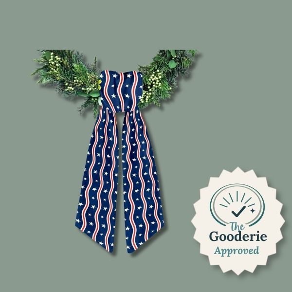 Patriotic Wreath Sash for Front Door