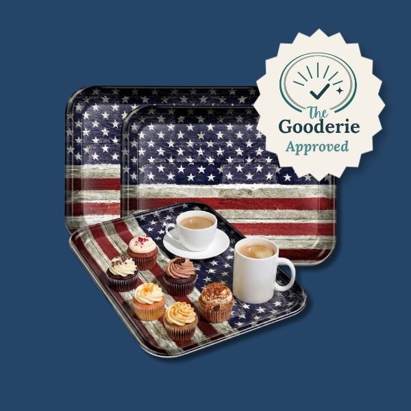Vesici 3 Pcs Patriotic Serving Trays